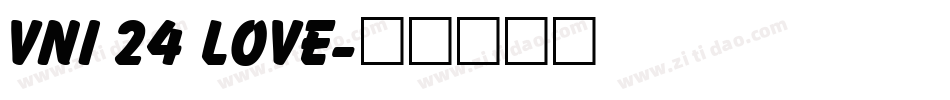 VNI 24 Love字体转换
